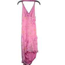 Hourglass Womens Dress Pink Floral  Size 9