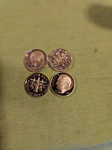 2003-2004-s silver Roosevelt proof dimes