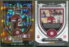 2021 Panini Prizm Draft Picks Orange Ice #172 Najee Harris Alabama Crimson Tide