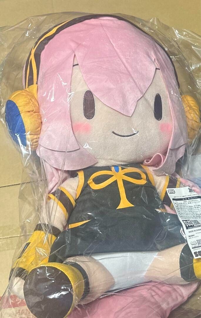 SEGA Megurine Luka Fuwapuchi Dodeka Jumbo Plush Doll Stuffed SEGA Megurine Luka Fuwapuchi Dodeka Jumbo Plush Doll Stuffed