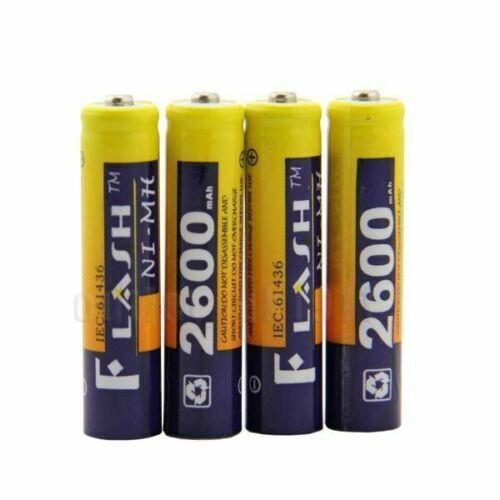 Rechargeable AA AAA Ni-MH Batteries 2600 / 4600mAh High Capacity Pre Charged - Picture 13 of 26