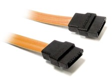 30cm SATA Serial ATA Straight HDD Drive Data Cable Orange Cable