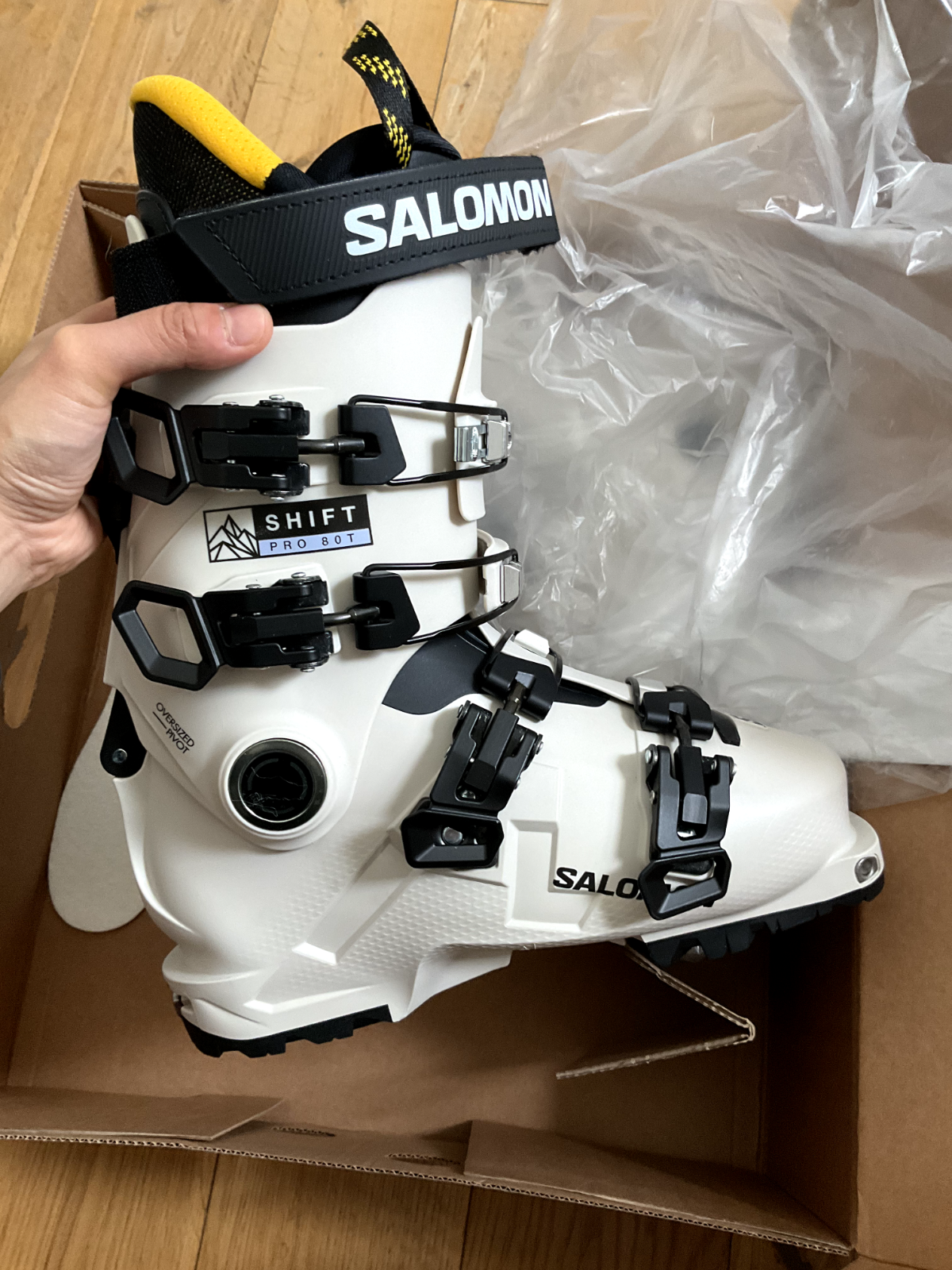 salomon shift pro 80 taglia 22 22 5 stivali da sci nuovi di zecca