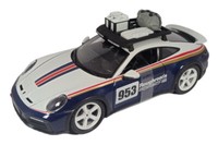 Bburago 28029 Porsche 911 (922) Dakar Blau/Weiss MaßStab 1:24 Modellauto