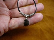 (PP50-4) Real DEER POOP silver doo doo turd nugget NECKLACE jewelry - WEIRD