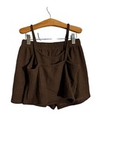 Brown Waffle Tank 2 Piece Pajama Set Size Small