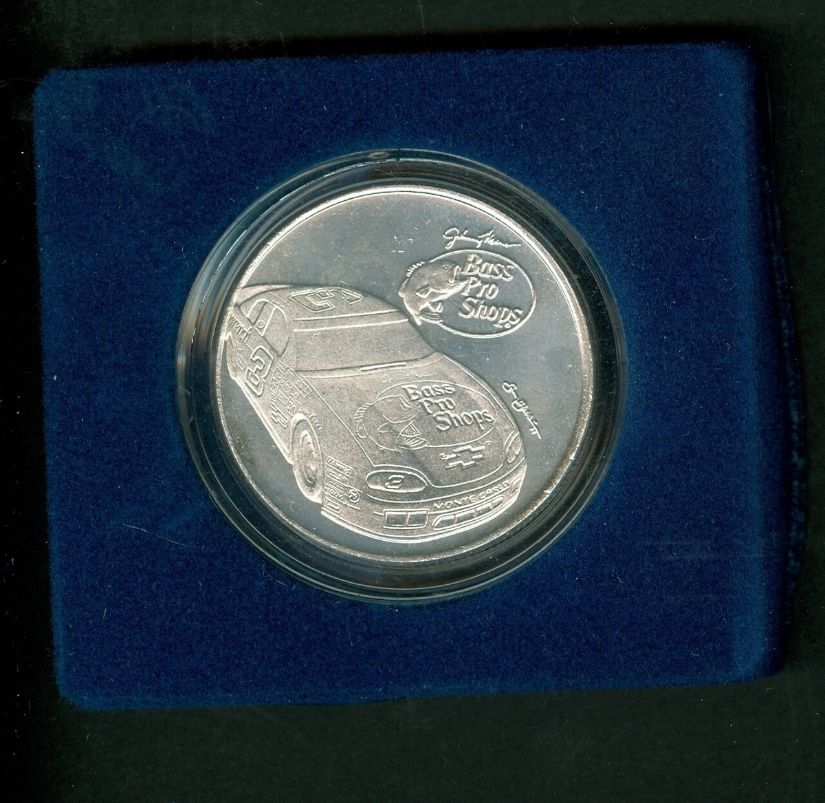 Dale Earnhardt Collectible 1.5 inch Metal Coin HOOKED UP! MIB | eBay