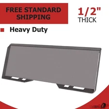 1/2" Quick Tach Attachment Mount Plate Adapter Skid Steer Loader For Bobcat