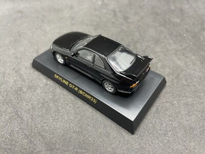 1/64 Kyosho Nissan Skyline GT-R BCNR33 Black diecast model car