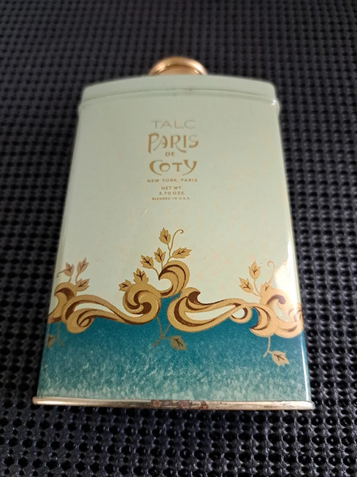Estaño sellado vintage Paris De Coty Talc Paris nuevo en stock 3,7 oz Foto 4 de 4