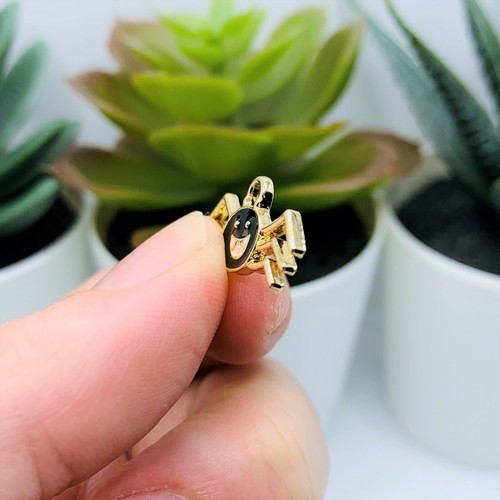 4, 20 or 50 BULK pcs Black Enamel Cute Spider Halloween Charms-US Seller- BK906 - Picture 4 of 4