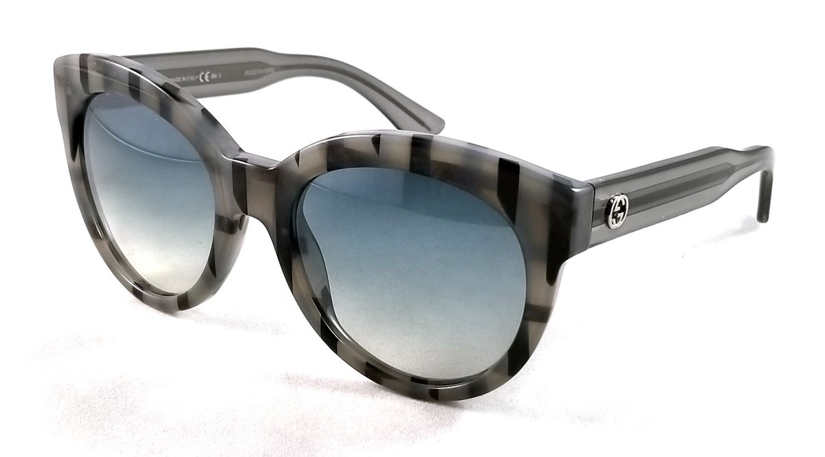 Gucci Black Sunglasses Gucci GG 3188/S Gucci GG 3188/s D28dg Sunglasses Black Frame Grey Blue  main image 3
