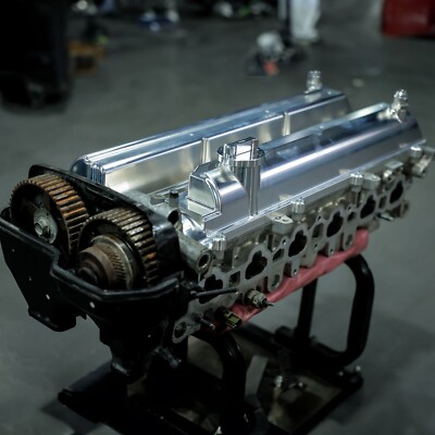 1JZ GTE VVTI Billet Valve Covers Bolts 1J Swap AN10 For Lexus