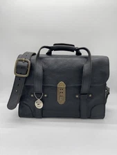 Will Leather Goods Everett Heavy Duty 31196 Thick Satchel Briefcase Black $695