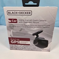 BLACK DECKER 1080P Full HD Dash Camera with Magnetic Mount Model BXP16200 NEW