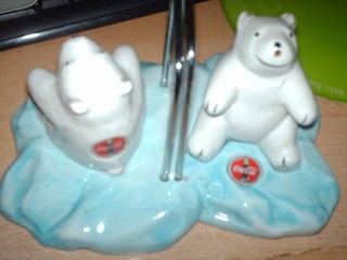 COCA COLA EISBÄREN SALZ PFEFFER STREUER