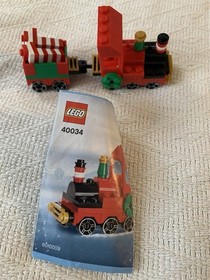 Lego Holiday And Event Christmas Train Set 40034 Complete With Instructions 2012