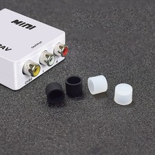 Silicone Stopper Cap RCA Interface Dust Protection Plug Cap Port Dust Covers