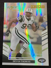 BRYAN THOMAS 2007 Score Select Scorecard #171 NFL #039/100 New York Jets
