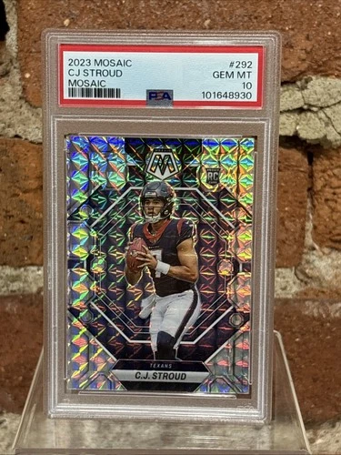 2023 Mosaic CJ Stroud Siver Mosaic #292 rookie GEM MINT PSA 10