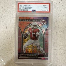 Kyler Murray 2022 Mosaic Gm-12 Stained Glass Mosaic Case Hit Cardinals Psa 9 Kyler Murray 2022 Mosaic Gm-12 Stained Glass Mosaic Case Hit Cardinals Psa 9