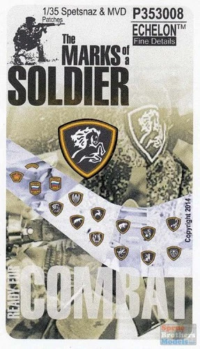 ECH353008 1:35 Echelon The Marks of a Soldier - Spetsnaz & MVD Patches