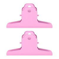 "2 StüCk Extra GroßE BüRoklammern, 3.9\\\" Metall FüR Dokumente, Pink"