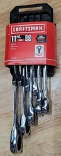 Craftsman CMMT87022 11-Pc 12pt Ratcheting Combination Wrench Set SAE Standard