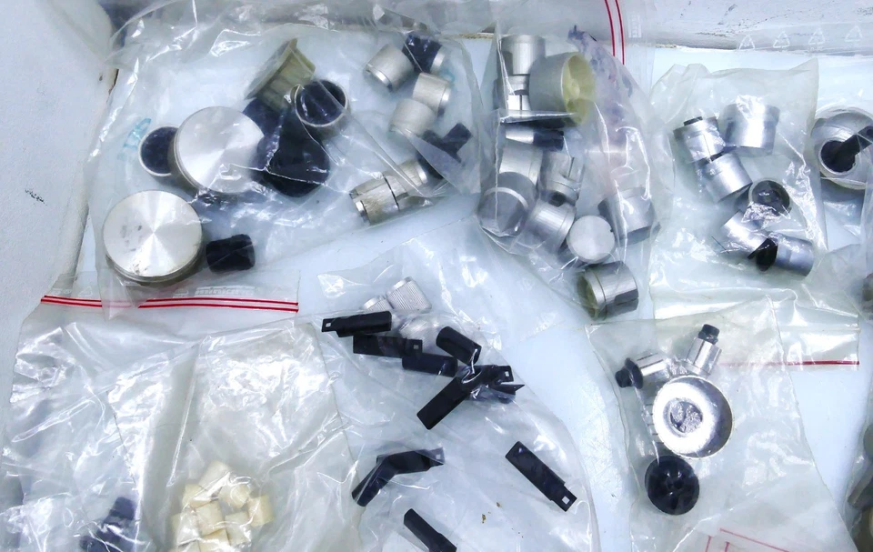 Konvolut HiFi Regler Knöpfe Potikappen Alu Kunststoff Vintage I779 - Bild 2 von 4