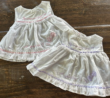 Vintage Baby Girl's Dresses Size 3-6 Months Unbranded Mommy Says No Ask Grandma