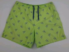 Vintage Polo Sport Ralph Lauren Green Lobster Pattern Swim Shorts Trunks RL 90s