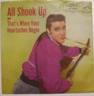 Elvis Presley - All Shook Up - 1957 Picture Sleeve & 45