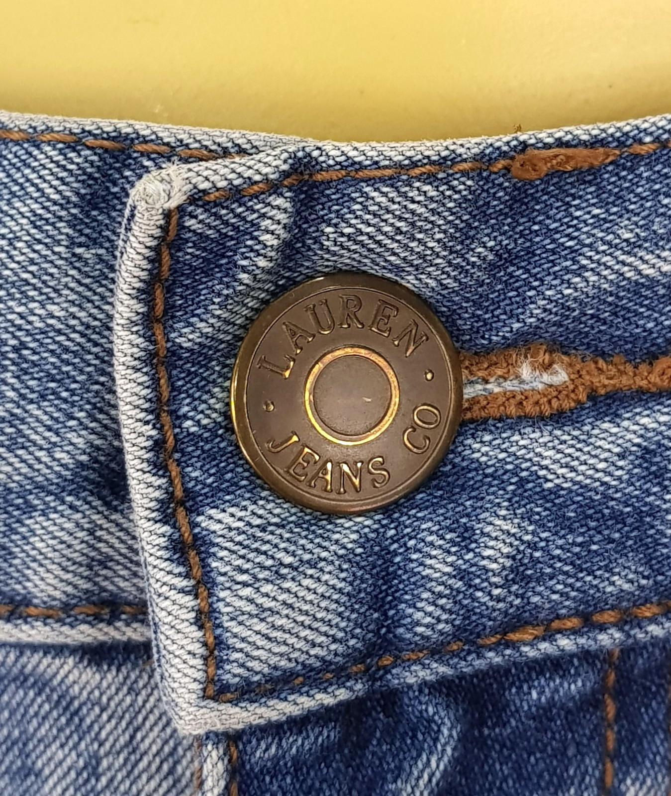 LAUREN RALPH LAUREN Womans Blue STRAIGHT JEANS High Rise - W31" - UK12 -RRP £119 image 5