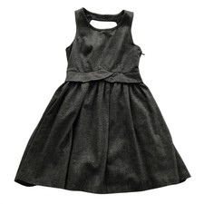 Wool Tweed Pinafore Urban Outfitters Cooperative Grey Jumper Dress Size 2 Cutout