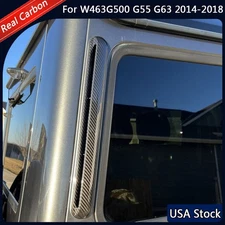 REAL Carbon C Pillar Air Vent Trim Cover For Benz G class W463 G500 G65 G63 04UP