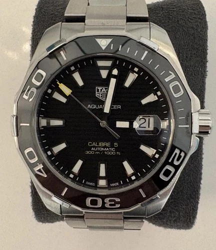 TAG Heuer Aquaracer Men's Black Watch - WAY201A
