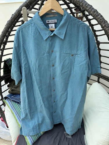 Columbia Sportswear Herren Karohemd Gr. L Kurzarm