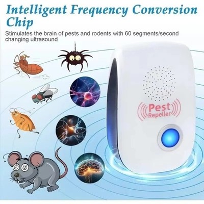 Safe Ultrasonic Pest Repeller Electronic Mouse Cockroach Mosquito Insect Repelle