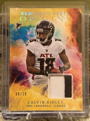 Panini 2021 Origins Hometown Roots Calvin Ridley Gold #HR-CR /10 