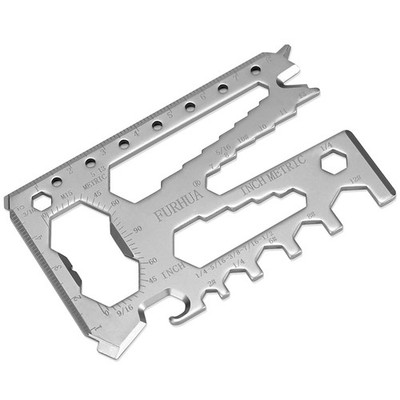 2 Pack Multitool Credit Card Sized Pocket Tool, 42-in-1 Wallet Multi Tool Car...
