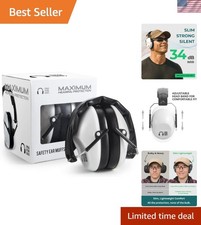 Trusted 34 dB NRR Ear Muffs   Ultimate Hearing Protection for Loud Environments