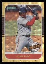 2021 Donruss Highlights Gold #3 Juan Soto /99