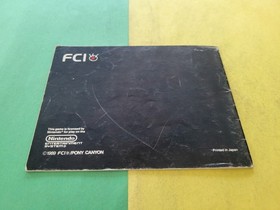 1989 Nintendo NES Hydlide Instruction Manual Booklet Only 