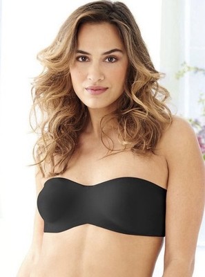 Maidenform Speciality Minimizer-BH schwarz nahtlos trägerlos UK 38 DD
