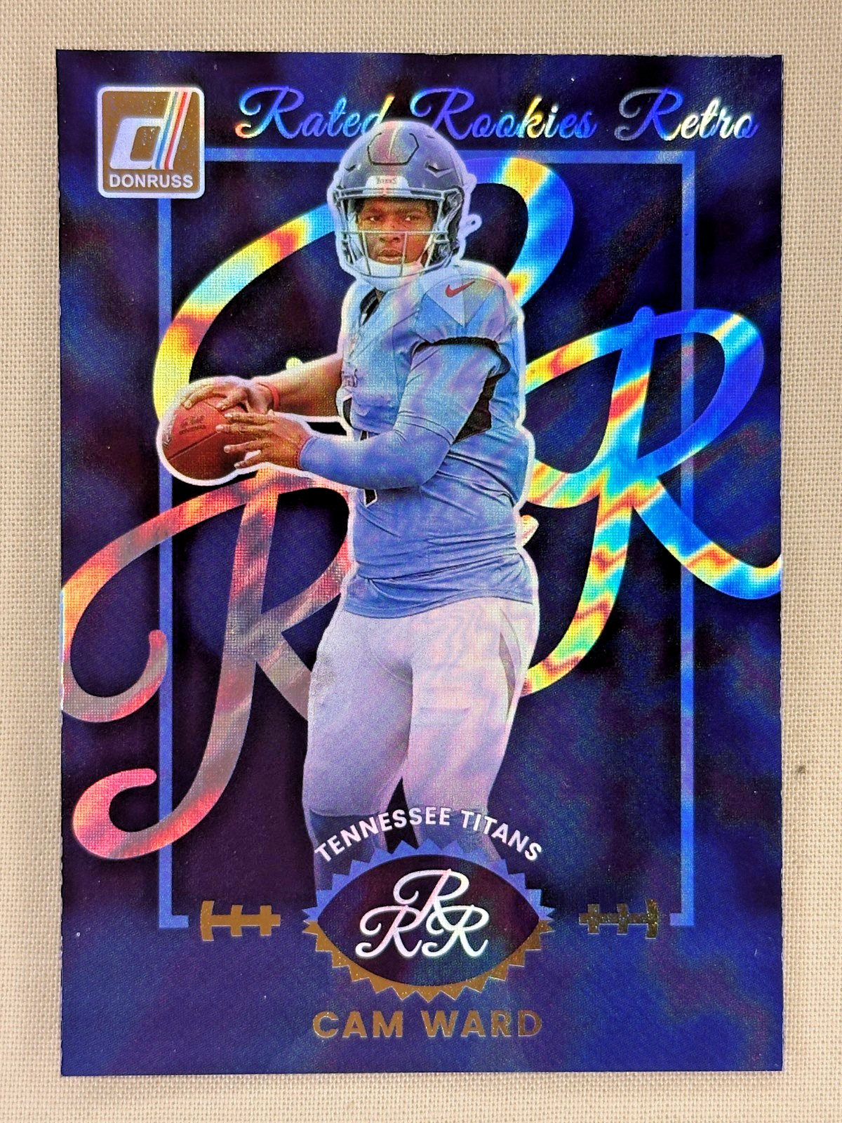 2025 Donruss Cam Ward Rated Rookie Retro Tennessee Titans #2