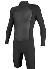 O'Neill Men's O'Riginal 2mm Back Zip Long Sleeve Spring Wetsuit, Black/Black, S