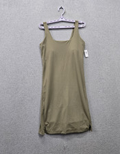 Old Navy Women Activewear Dress M Tall Green Mini Tank Powersoft Sleeveless NWT