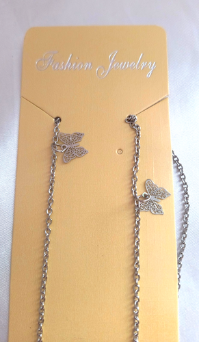 New Fashion Jewelry Teens/Girls/Women's Delicate Butterfly Charm Necklace Adjust - Picture 9 of 16