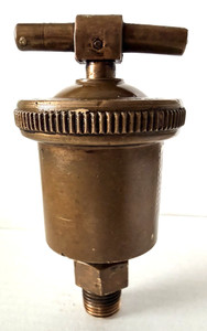 D.T. Williams DUKE No. 0 T-Handle Automatic Brass Screw Top Grease Cup Hit Miss