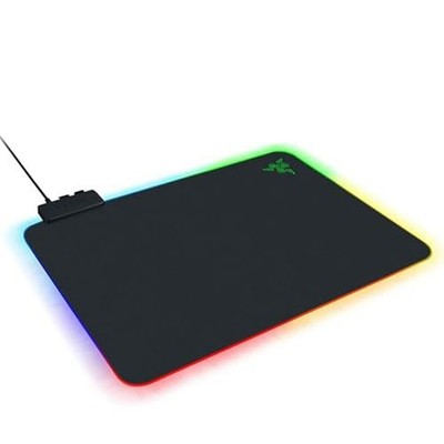Razer Firefly V2 RGB Gaming Mouse Pad Black Micro-Textured Cable Holder Chroma